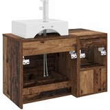  Set namještaja za kupaonicu 2 kom. Staro drvo Konstruirano drvo Smeđa 49,5 x 41 x 79,5 cm | shoptok.hr