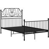  Okvir za krevet crni metalni 120 x 200 cm | shoptok.hr