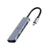 Docking USB Type-C 6-in-1 multi-port adapter (Hub + HDMI + card reader) Cene