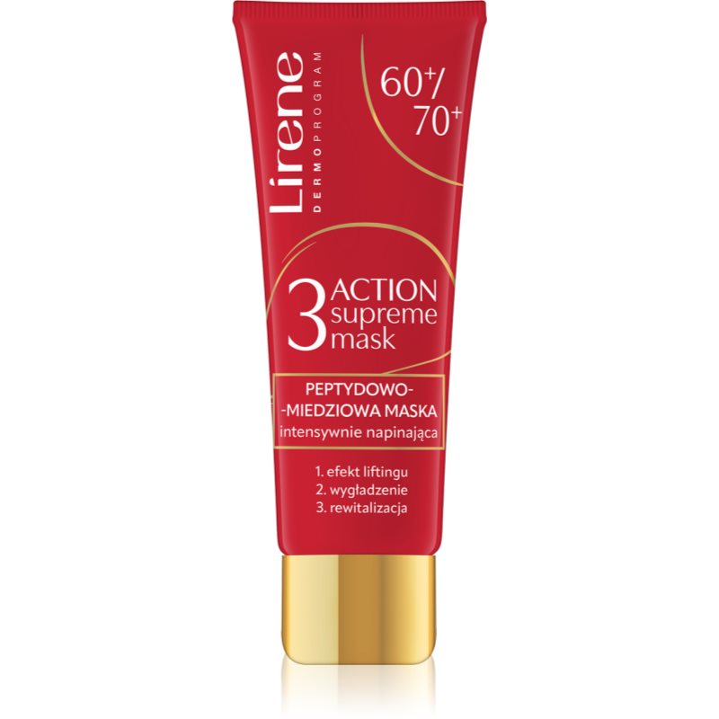Lirene 3 Action Supreme Mask maska za lifting i učvršćivanje za zrelu kožu lica 50 ml Cijene