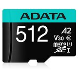 Adata MicroSD kartica - 512GB microSDXC UHS-I U3 Class10 A2 V30S (R/W: 100/85 MB/s) + adapter | shoptok.hr