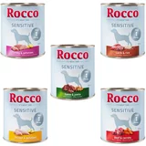 Rocco mešana poskusna pakiranja 6 x 800 g - Sensitive, 4 vrste