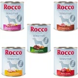 mešana poskusna pakiranja 6 x 800 g - Sensitive: piščanec/krompir, jagnjetina/riž, divjačina/ testenine, puran/krompir, govedina/korenje