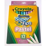 Crayola pastelni markeri supertips 12 kom ( GA256764 ) GA256764 | ePonuda.com