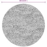  Tepih IZA kratka vlakna skandinavski izgled krem Ø 160 cm | shoptok.hr
