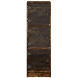  Visoka komoda sa staklenim vratima boja hrasta 35 x 37 x 109 cm | shoptok.hr