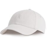 Calvin Klein Kapa s šiltom Embroidered Monogram Cap LV04K5024G Bela Cene