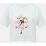 Noisy May White Short T-shirt with print Ken - Women | ePonuda.com