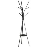 Nesta Stoječi obešalnik za oblačila, kovina, črn, 180 cm, elegantna garderoba za hodnik, urejenost in slog, (5000493500) Cene