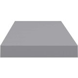 vidaXL plutajuća zidna polica siva 60 x 23,5 x 3,8 cm MDF | shoptok.hr