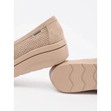 GOODIN Beige loafers with a thick sole | Shoptok.si