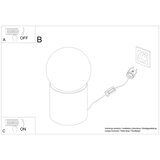 Stolna Sollux SL.1193 - Stona lampa BOOMO 1xG9/8W/230V | Eponuda.com