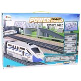 Lean Toys Železniški komplet z baterijskim vlakom – 86 delov, 914 cm tirov • Veliko mesto za majhne inženirje | Shoptok.si