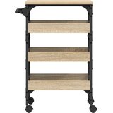  Kuhinjski kolica Sonoma hrast 53 x 20 x 76 cm Konstruirano drvo | shoptok.hr