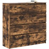  Komoda dimljeni hrast 100x35x99 cm od konstruiranog drva | Eponuda.ba