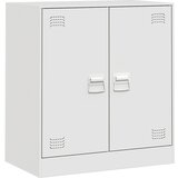 Maison Chic Komoda - Predalnik bela 67x39x73 cm jeklo, (21715690) Cene