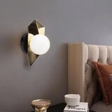 Toolight Zidni svijećnjak APP1411-W BLACK GOLD | shoptok.hr
