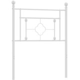 Metalno zamjensko uzglavlje bijelo 75 cm | shoptok.hr