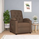  Električni naslanjač rjavo blago, (20928369) | Shoptok.si