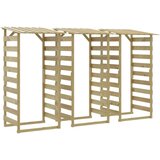  Pergole s krovom 3 kom 100 x 90 x 200 cm impregnirana borovina | shoptok.hr