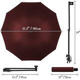 WILRAY univerzalni upf 50+ senčnik z držalom za vozičke, stole, skuterje in golf opremo | Shoptok.si