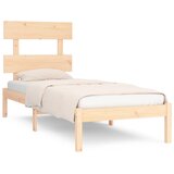 Maison Chic Posteljni okvir - Enojna postelja - Postelja za odrasle iz trdnega lesa 90x200 cm, (21692510) Cene