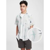 GAP Kids' Shirt Teen Camp Shirt - Boys Cene