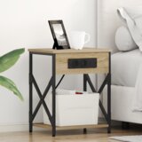 vidaXL Noćni ormar sonoma hrast 41 x 31 x 51 cm Konstruirano drvo | shoptok.hr