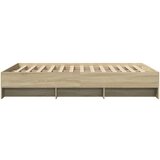 Okvir za krevet boja hrasta 120x190 cm od konstruiranog drva | shoptok.hr