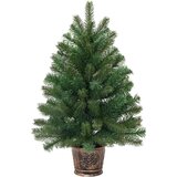  Umjetno božićno drvce s 150 LED svjetlima Zelena 95 cm PE i PVC Slike