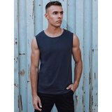DStreet Tank top męski bez nadruku granatowy | shoptok.hr