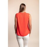 Fenzy Plus Size Bluza Z Volančki, Rdeča | Shoptok.si
