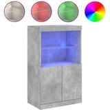  Komoda s LED svjetlima siva boja betona 60,5x37x100 cm | Eponuda.ba