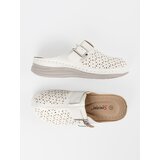 SEASTAR White flip-flops with full toe cap and buckle | Shoptok.si