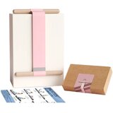 INF Rožnata elastika za trebušne vaje z bukovimi ročaji, latex Pink, (5000324099) Cene
