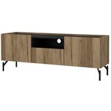 Tvilum Rjava TV omarica v hrastovem dekorju 147x54x41 cm Bergen – | Shoptok.si