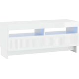 vidaXL LED TV kabinet EDE 100 x 35 x 43 cm Bijela visokog sjaja - Bijela visokog sjaja | shoptok.hr