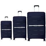 Hoffmanns 3-dijelni set kofera od polipropilena plava | shoptok.hr