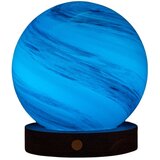 Gingko LED namizna svetilka v temni naravni barvi s steklenim senčilom (višina 13 cm) Polar Cloud – | Shoptok.si