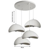 Brilagi Luster na sajli WABI SABI 4xE27/60W/230V bela Slike