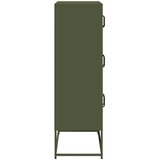  Visoka ploča maslinasto zelena 68x39x123 cm čelik | Eponuda.com