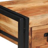  Noćni ormar 2 pcs Smeđa 40 x 35 x 50 cm Čvrsto drvo akacije | shoptok.hr