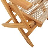  3-dijelni bistro set od polipropilen i masivnog drva bež | shoptok.hr