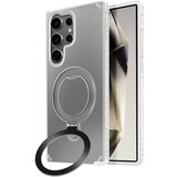 AVIZAR MagSafe ohišje za Galaxy S24 Ultra odporno na udarce zložljivo stojalo, Bela, (5000016610) | Shoptok.si