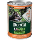 Monge bwild grain free puppy & junior dog duck - vlažna hrana sa pačetinom, bundevom i tikvicama (400g) Cene