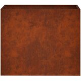  Vrtna saksija Rđa 60 x 30 x 50 cm Otporni čelik | shoptok.hr