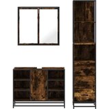 vidaXL 3-dijelni set kupaonskog namještaja boja hrasta drveni | shoptok.hr