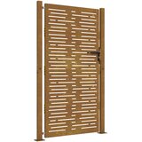  Vrtna vrata 100x175 cm od korten čelika, kvadratni dizajn | shoptok.hr