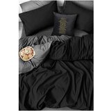 Mila Home Črno-siva bombažna podaljšana posteljnina z rjuho 160x220 cm - Mila Home Cene