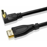 X Wave HDMI kabl /4K/1,8m dužina/konektor pod uglom od 90°/pozlaćeni konektori/crni ( NT005 1,8m 90° ) NT005 1,8m 90° Cene